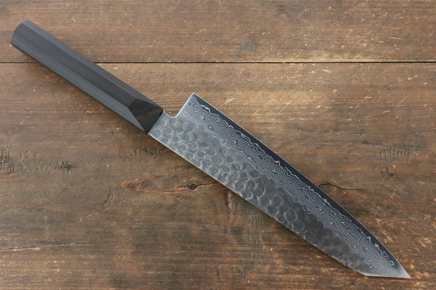 Jikko VG10 17 Layer Gyuto Japanese Knife 200mm Ebony Wood Handle - Japanny - Best Japanese Knife