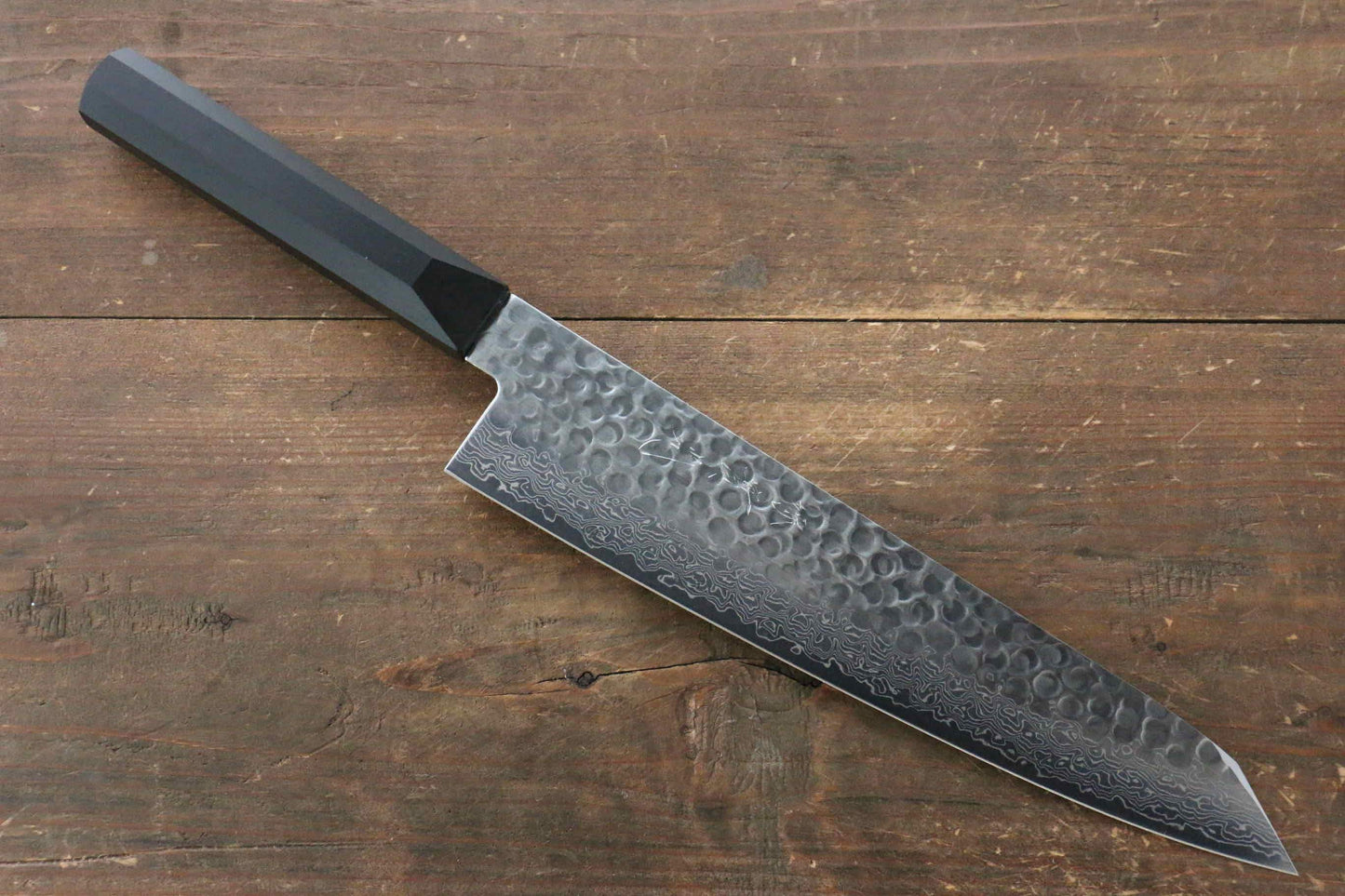 Jikko VG10 17 Layer Gyuto Japanese Knife 230mm Ebony Wood Handle - Japanny - Best Japanese Knife