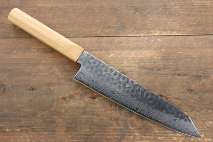 Jikko VG10 17 Layer Gyuto Japanese Knife 200mm Oak Handle - Japanny - Best Japanese Knife