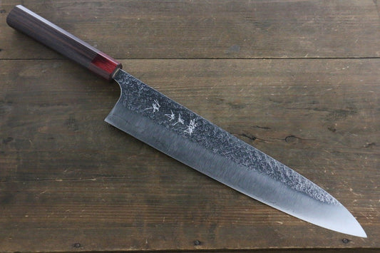 Yu Kurosaki Shizuku R2/SG Hammered Gyuto Japanese Chef Knife 300mm - Japanny - Best Japanese Knife