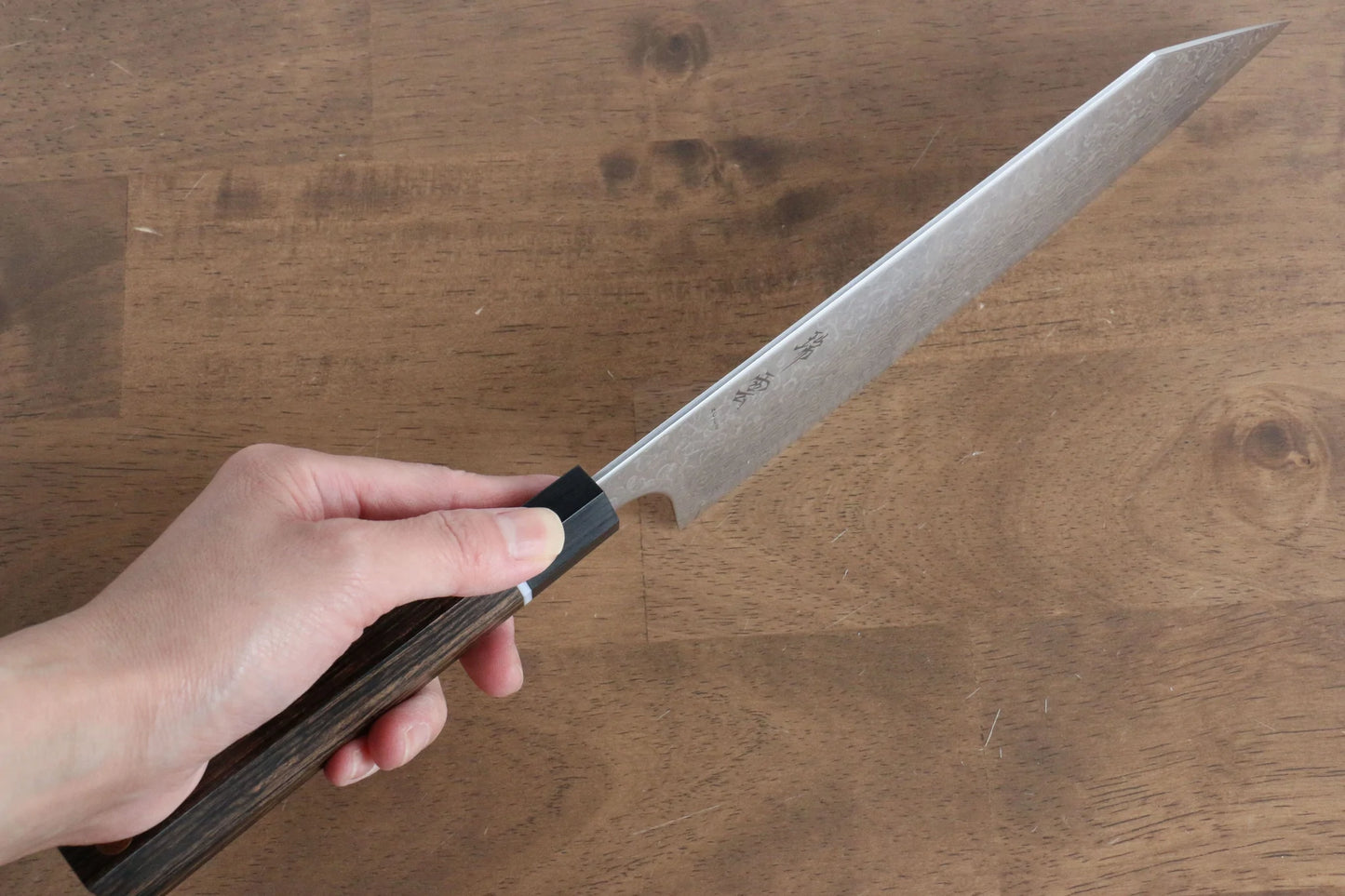 Marke Seki Kanetsugu ZUIUN SPG 2 Spiegelbeschichteter Damaststahl Mehrzweckmesser Gyuto Japanisches Messer 210 mm
