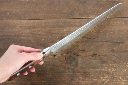 Jikko VG10 17 Layer Kiritsuke Sujihiki Japanese Knife 230mm Mahogany Handle - Japanny - Best Japanese Knife