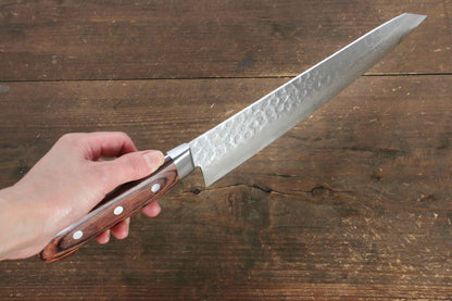 Jikko VG10 17 Layer Kiritsuke Gyuto Japanese Knife 230mm Mahogany Handle - Japanny - Best Japanese Knife