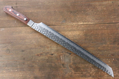 Jikko VG10 17 Layer Sakimaru Yanagiba Japanese Knife 300mm Mahogany Handle - Japanny - Best Japanese Knife