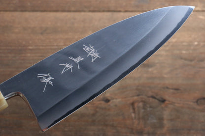 Yu Kurosaki Blue Steel No.2 Mirrored Finish Deba Japanese Knife 165mm with Magnolia Handle - Japanny - Best Japanese Knife