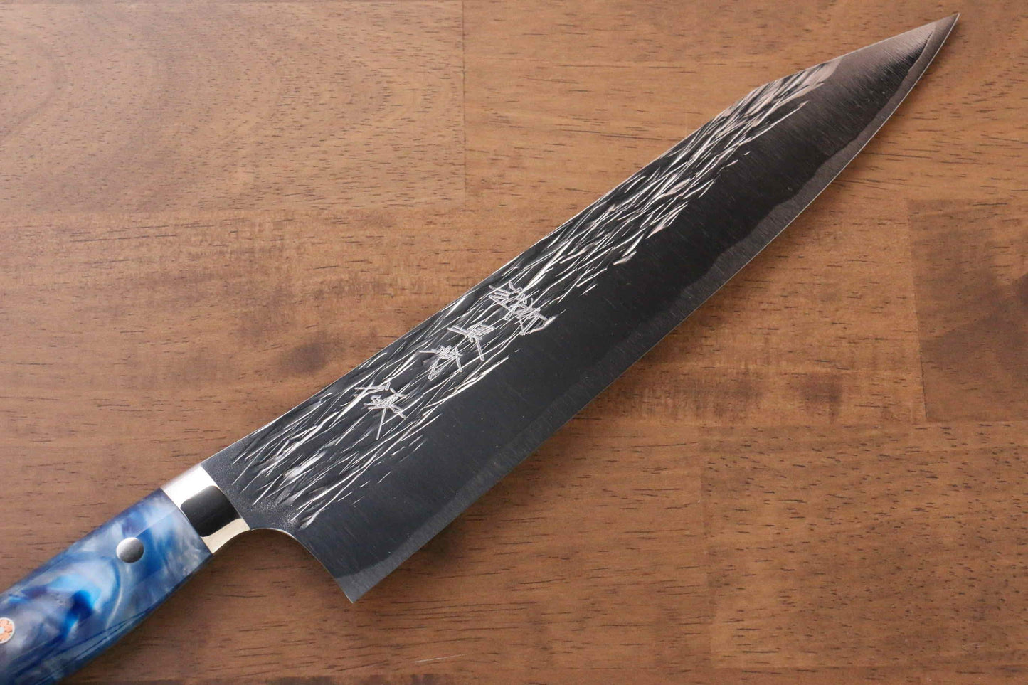 Yu Kurosaki Juhyo SPG2 Hammered Gyuto Japanese Knife 240mm Acrylic Handle - Japanny - Best Japanese Knife