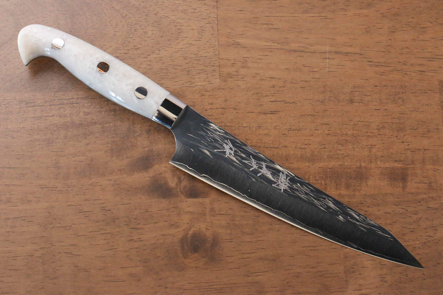 Yu Kurosaki Juhyo SPG2 Hammered Petty-Utility Japanese Knife 150mm Acrylic Handle - Japanny - Best Japanese Knife