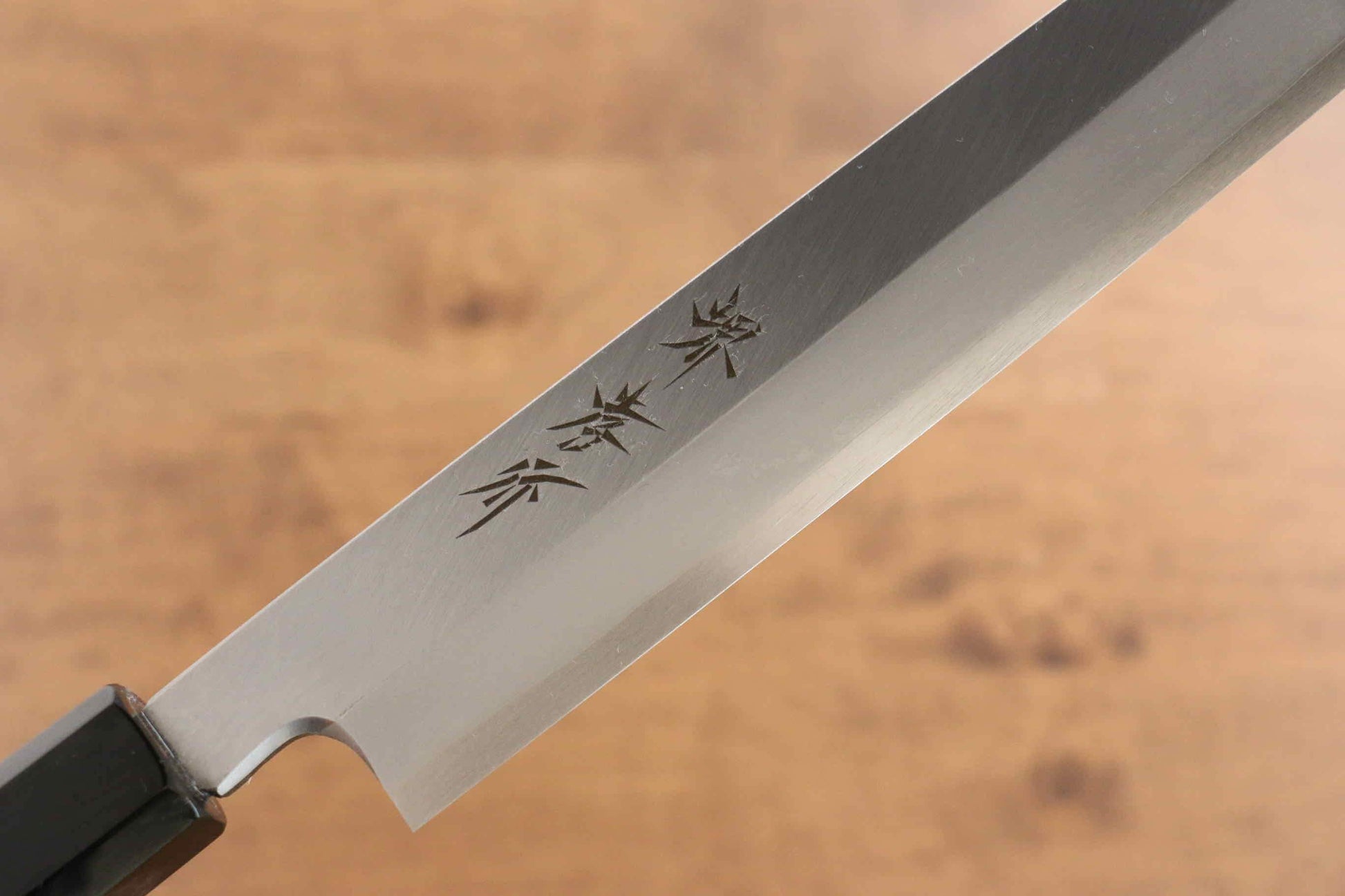 Sakai Takayuki Molybdenum Yanagiba Japanese Knife Wenge with Double Water Buffalo Ring Handle - Japanny - Best Japanese Knife