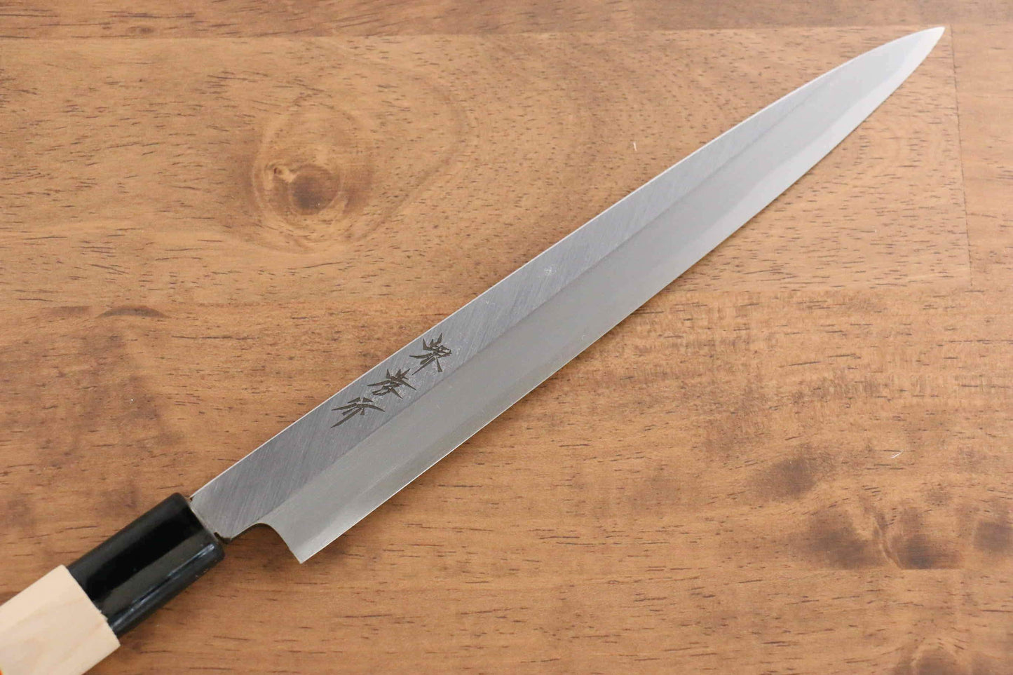 Sakai Takayuki Kasumitogi White Steel Fuguhiki Japanese Knife Magnolia Handle - Japanny - Best Japanese Knife