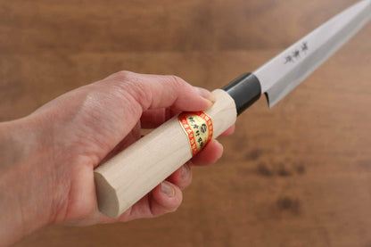 Sakai Takayuki Kasumitogi White Steel Fuguhiki Japanese Knife Magnolia Handle - Japanny - Best Japanese Knife