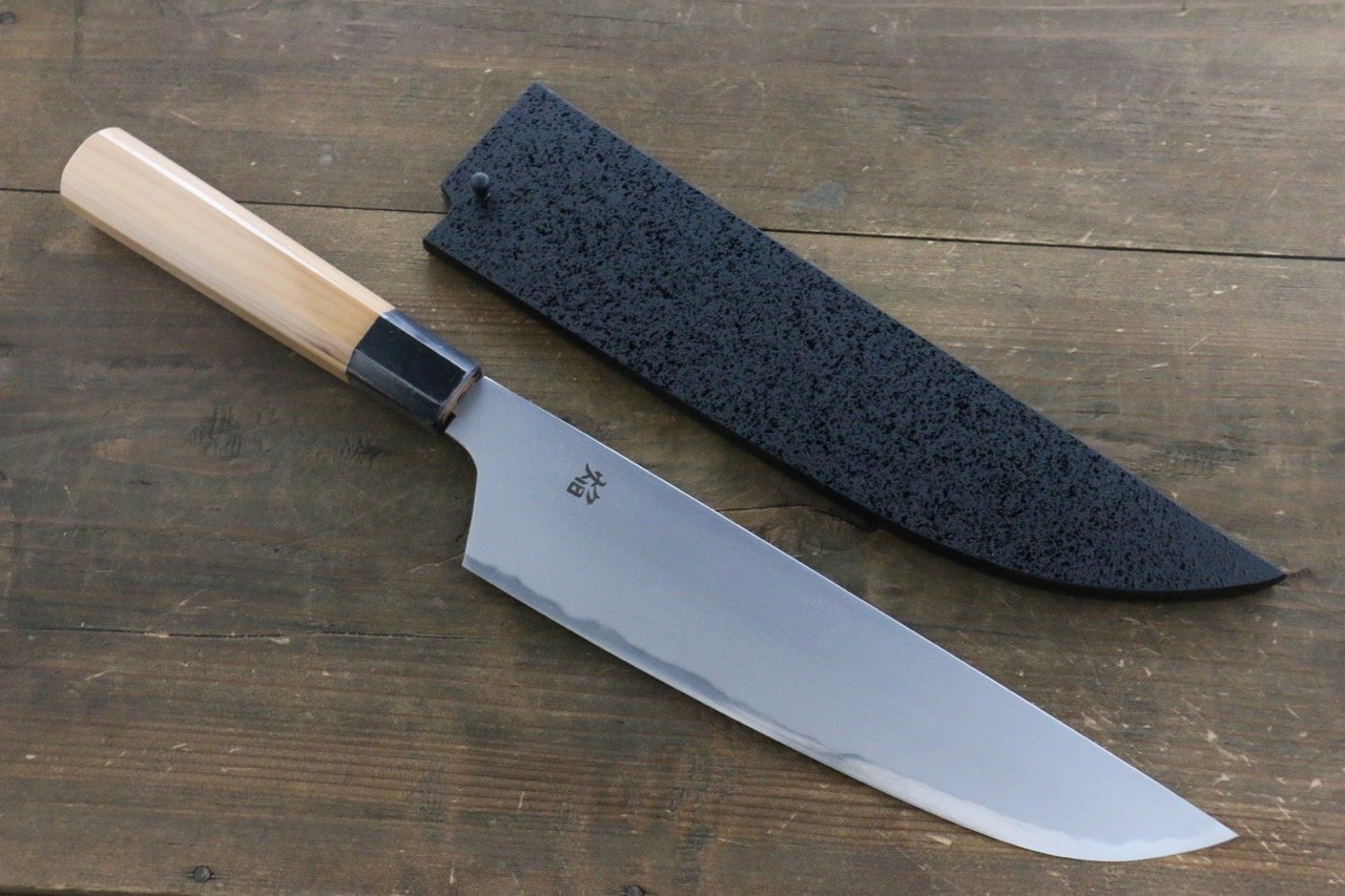 Sakai Takayuki Homura Kogetsu Blue Steel No.2  Gyuto Japanese Chef Knife 240mm with Saya - Japanny - Best Japanese Knife