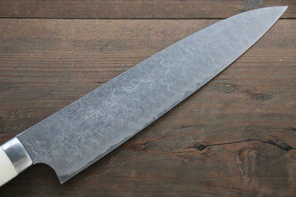 Takeshi Saji R2/SG2 Diamond Finish Damascus Gyuto Japanese Chef Knife 210mm with Bone Handle - Japanny - Best Japanese Knife