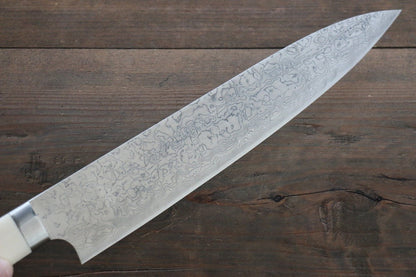 Saji R2/SG2 Diamond Finish Damascus Gyuto Japanese Chef Knife 240mm with Bone Handle - Japanny - Best Japanese Knife