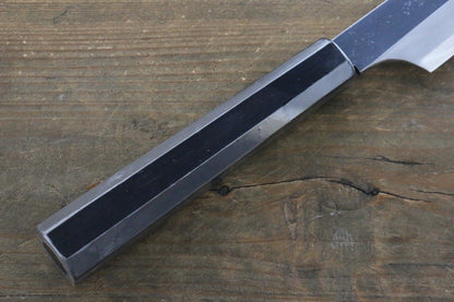 Sakai Takayuki Hien Blue Steel No.2 Mirrored Kengata Yanagiba Japanese Chef Knife 270mm with saya - Japanny - Best Japanese Knife