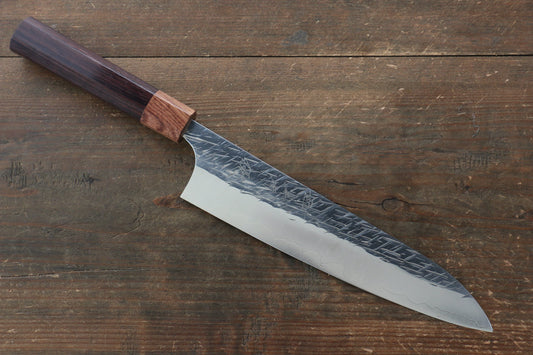 Yu Kurosaki Raijin Cobalt Special Steel Hammered Gyuto Japanese Knife 210mm - Japanny - Best Japanese Knife