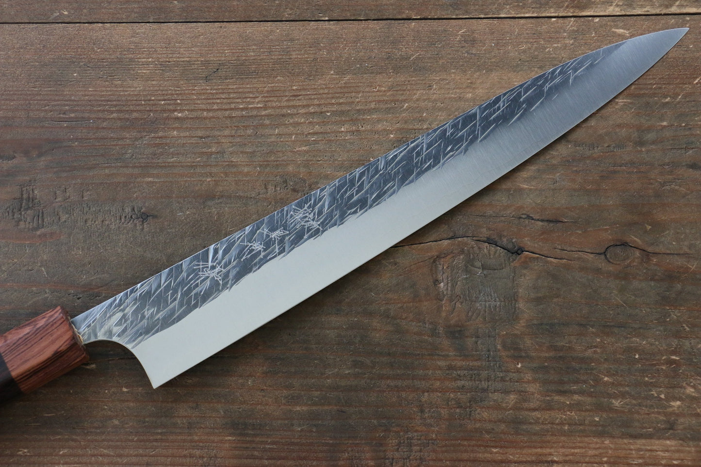 Yu Kurosaki Raijin Cobalt Special Steel Hammered Sujihiki Japanese Knife 270mm - Japanny - Best Japanese Knife