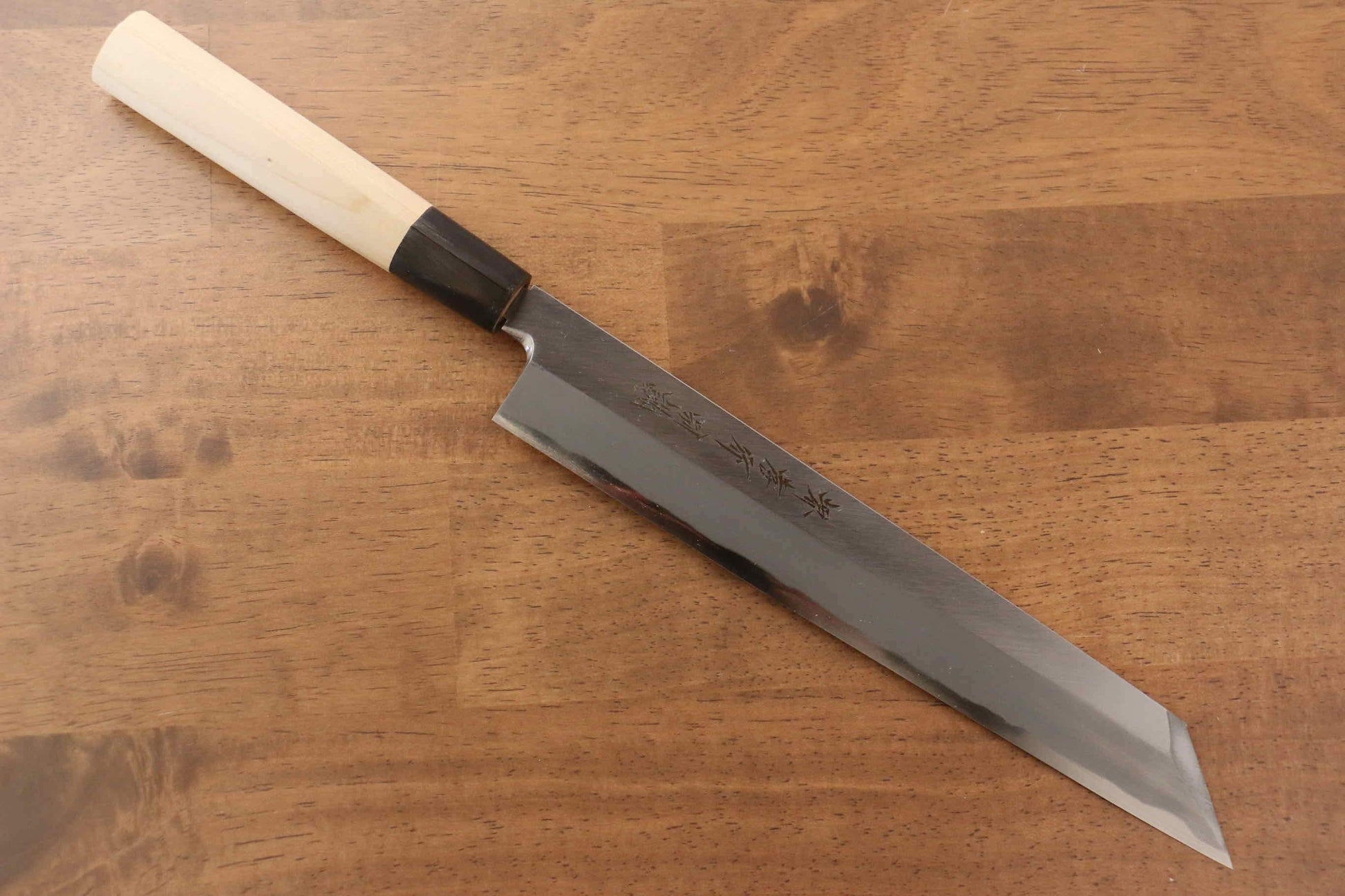 Sakai Takayuki Tokujyo White Steel No.2 Kiritsuke Japanese Knife 240mm Magnolia Handle - Japanny - Best Japanese Knife