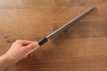 Sakai Takayuki Tokujyo White Steel No.2 Kiritsuke Japanese Knife 240mm Magnolia Handle - Japanny - Best Japanese Knife