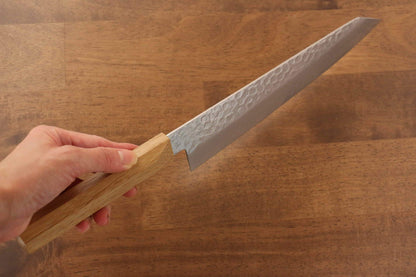 Jikko VG10 17 Layer Gyuto Japanese Knife 230mm Oak Handle - Japanny - Best Japanese Knife