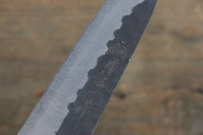 Katsushige Anryu 3 Layer Cladding Blue Super Core Hammerd Japanese Chef's Petty-Utility Knife 130mm - Japanny - Best Japanese Knife