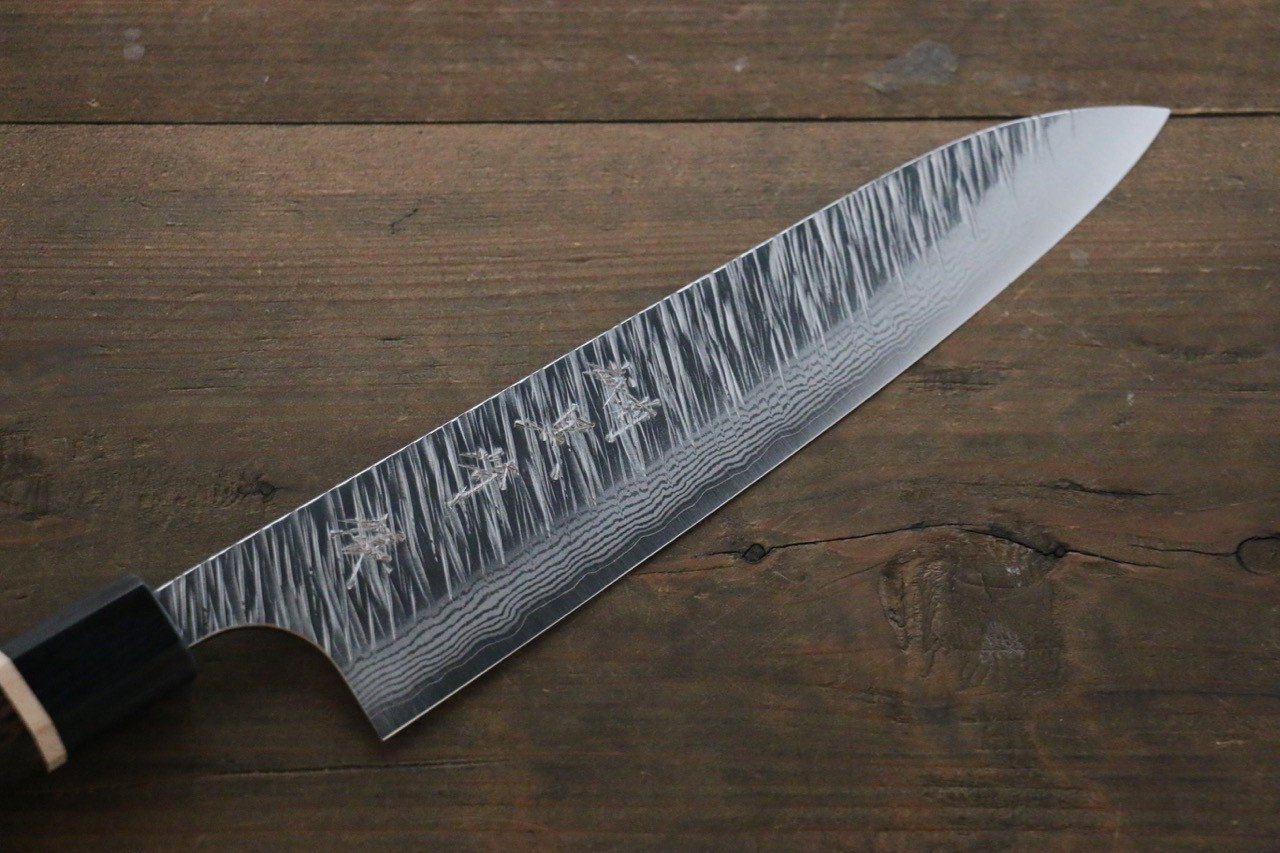 Yu Kurosaki Fujin VG10 Damascus Gyuto Japanese Chef Knife 210mm with Saya - Japanny - Best Japanese Knife