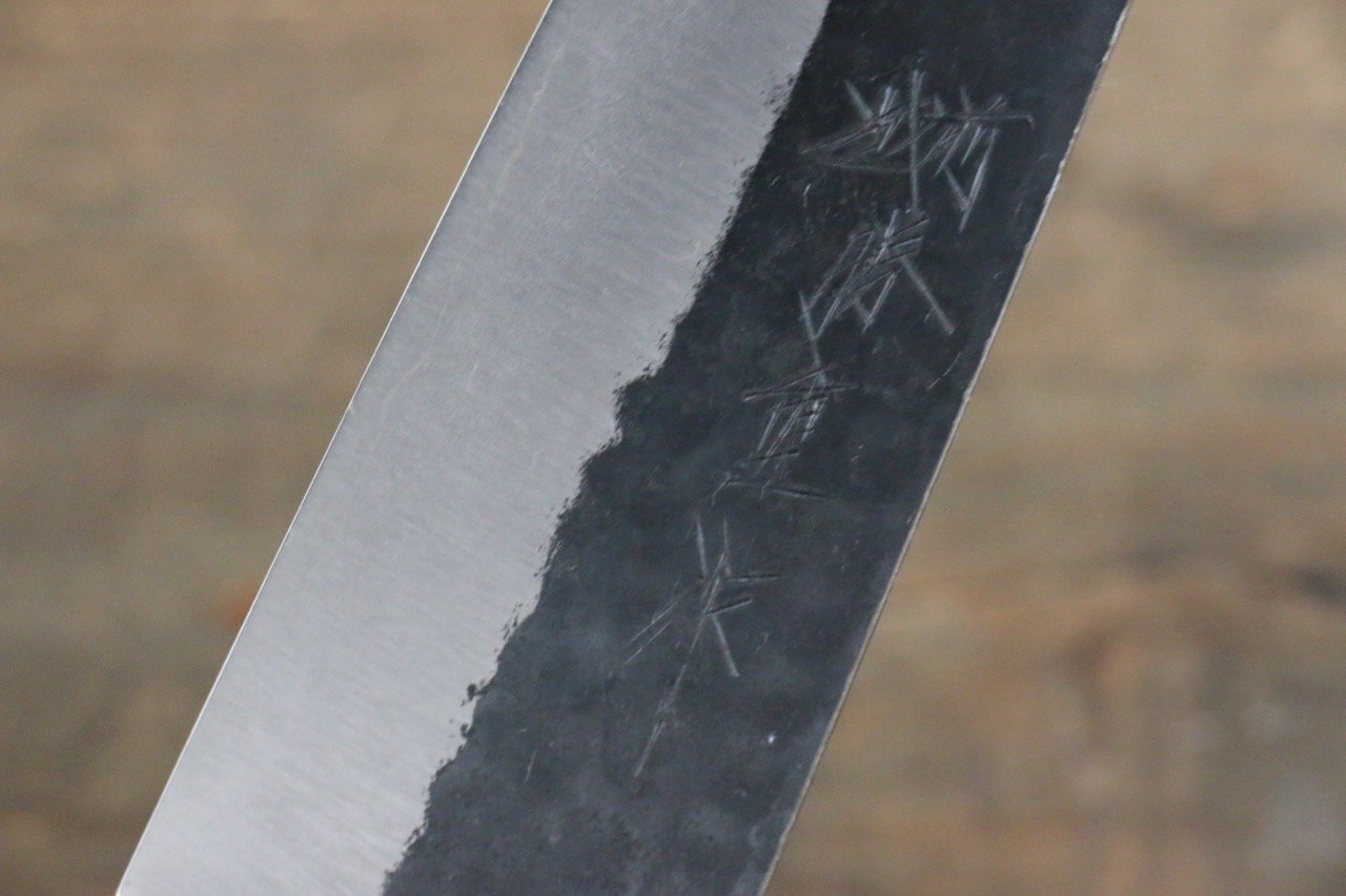 Katsushige Anryu 3 Layer Cladding Blue Super Core Hammerd Japanese Chef's Gyuto Knife 180mm - Japanny - Best Japanese Knife