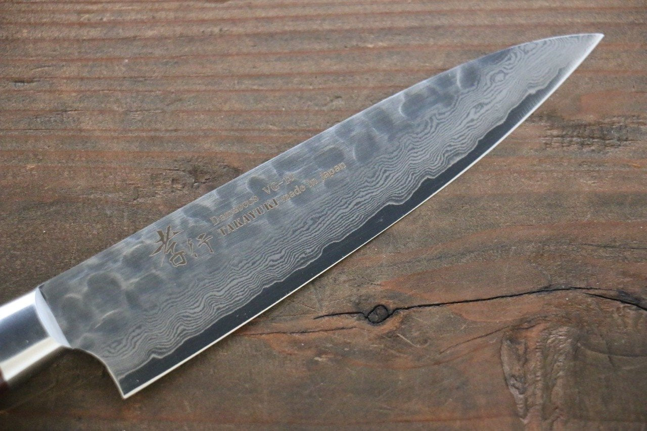 Sakai Takayuki VG10 Damascus 33 Layer Petty Japanese Chef Knife 120mm - Japanny - Best Japanese Knife