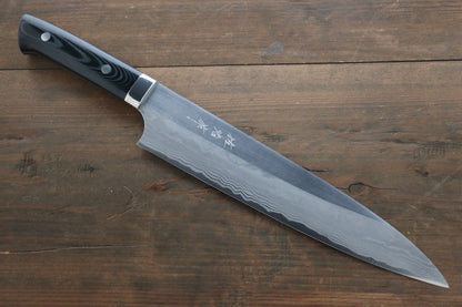 Saji Blue Super Steel Gyuto Japanese Chef Knife 240mm with Black Micarta handle - Japanny - Best Japanese Knife