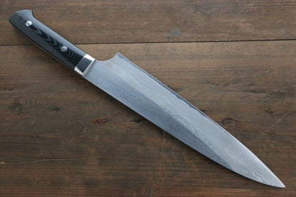 Saji Blue Super Steel Gyuto Japanese Chef Knife 240mm with Black Micarta handle - Japanny - Best Japanese Knife