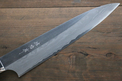 Saji Blue Super Steel Gyuto Japanese Chef Knife 240mm with Black Micarta handle - Japanny - Best Japanese Knife