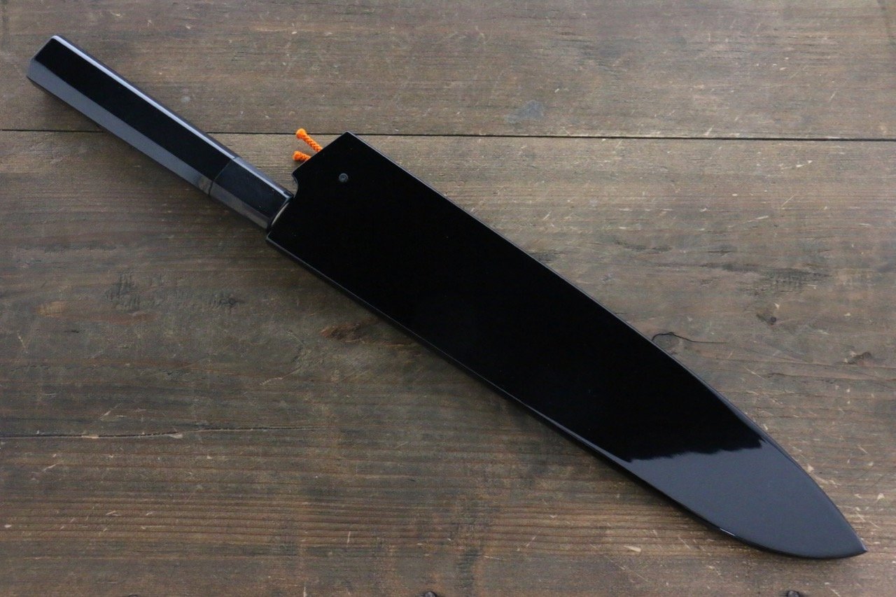 Yu Kurosaki Shizuku R2/SG Hammered Gyuto Japanese Chef Knife 240mm with Chinkin Saya - Japanny - Best Japanese Knife