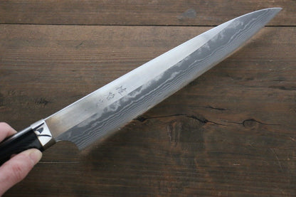 Saji Blue Super Steel Gyuto Japanese Chef Knife 240mm with Black Micarta handle - Japanny - Best Japanese Knife