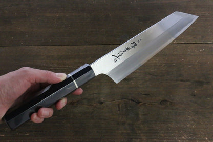 Sakai Takayuki Homura Blue Steel No.2  Kengata Santoku Japanese Chef Knife 195mm with saya - Japanny - Best Japanese Knife