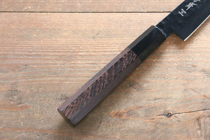 Sakai Takayuki  Kurokage VG10 Hammered Teflon Coating Petty-Utility Japanese Knife 150mm with Wenge Handle - Japanny - Best Japanese Knife