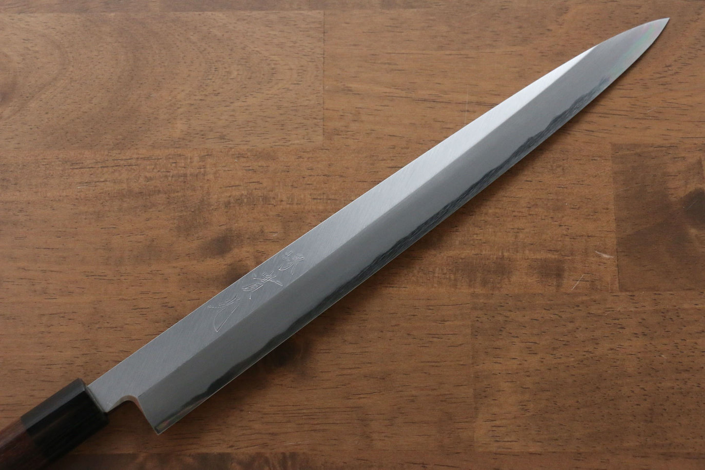 Jikko White Steel No.2 Yanagiba Japanese Knife 300mm Shitan Handle - Japanny - Best Japanese Knife