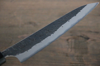 Yu Kurosaki Blue Super Clad Hammered Kurouchi Petty Japanese Chef Knife 150mm - Japanny - Best Japanese Knife