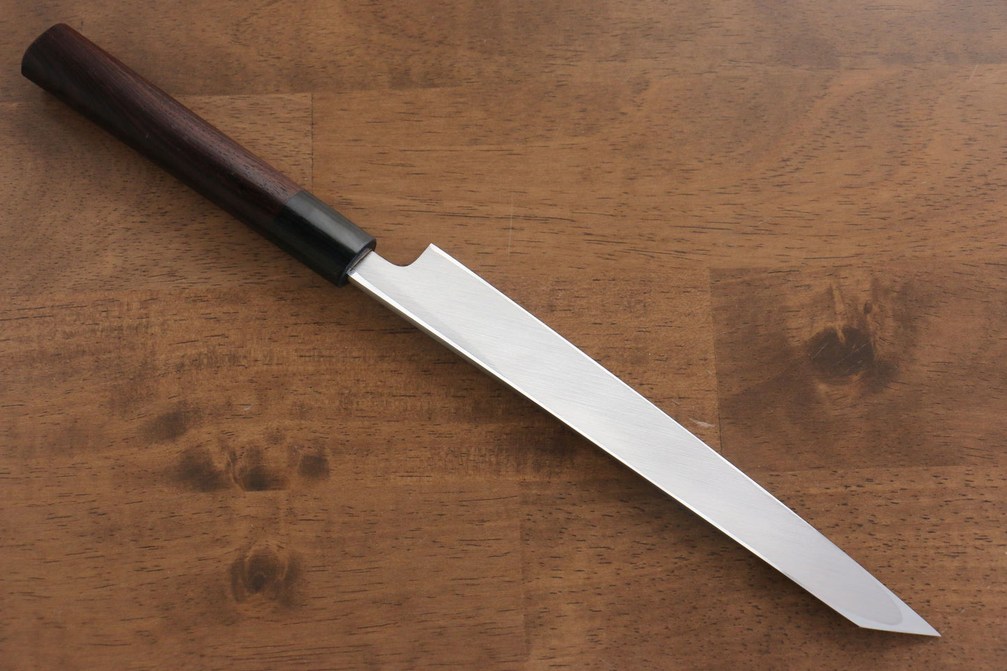 Jikko White Steel No.2 Kiritsuke Yanagiba Japanese Knife 210mm Shitan Handle - Japanny - Best Japanese Knife