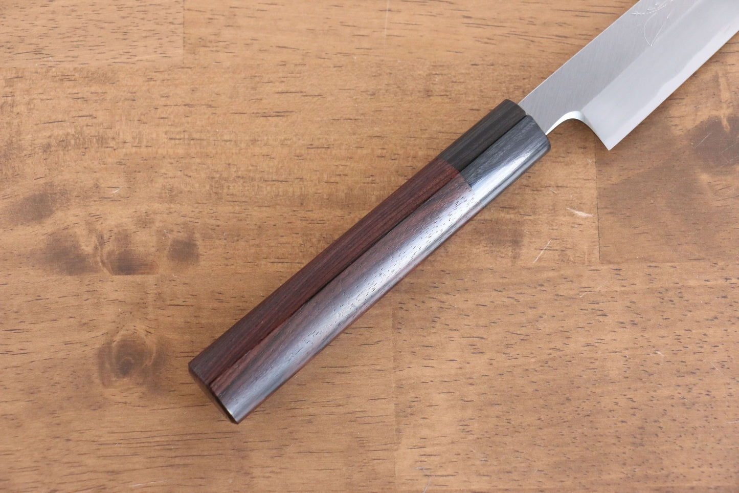 Jikko White Steel No.2 Kiritsuke Yanagiba Japanese Knife 210mm Shitan Handle - Japanny - Best Japanese Knife