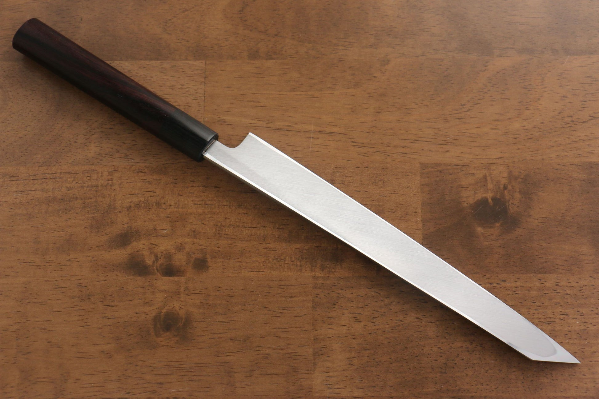 Jikko White Steel No.2 Kiritsuke Yanagiba Japanese Knife 240mm Shitan Handle - Japanny - Best Japanese Knife