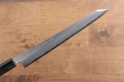 Jikko White Steel No.2 Kiritsuke Yanagiba Japanese Knife 240mm Shitan Handle - Japanny - Best Japanese Knife