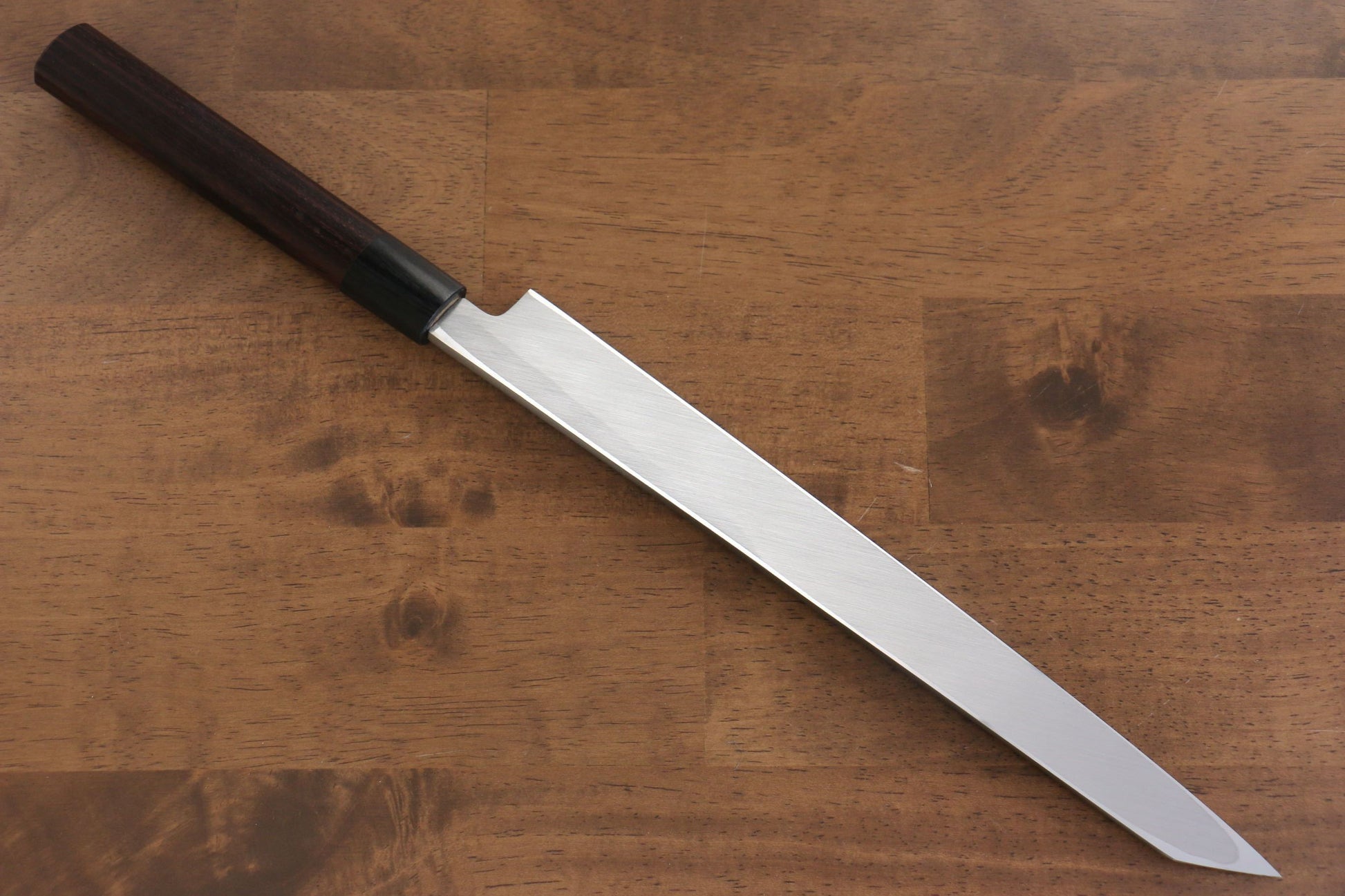 Jikko White Steel No.2 Kiritsuke Yanagiba Japanese Knife 270mm Shitan Handle - Japanny - Best Japanese Knife