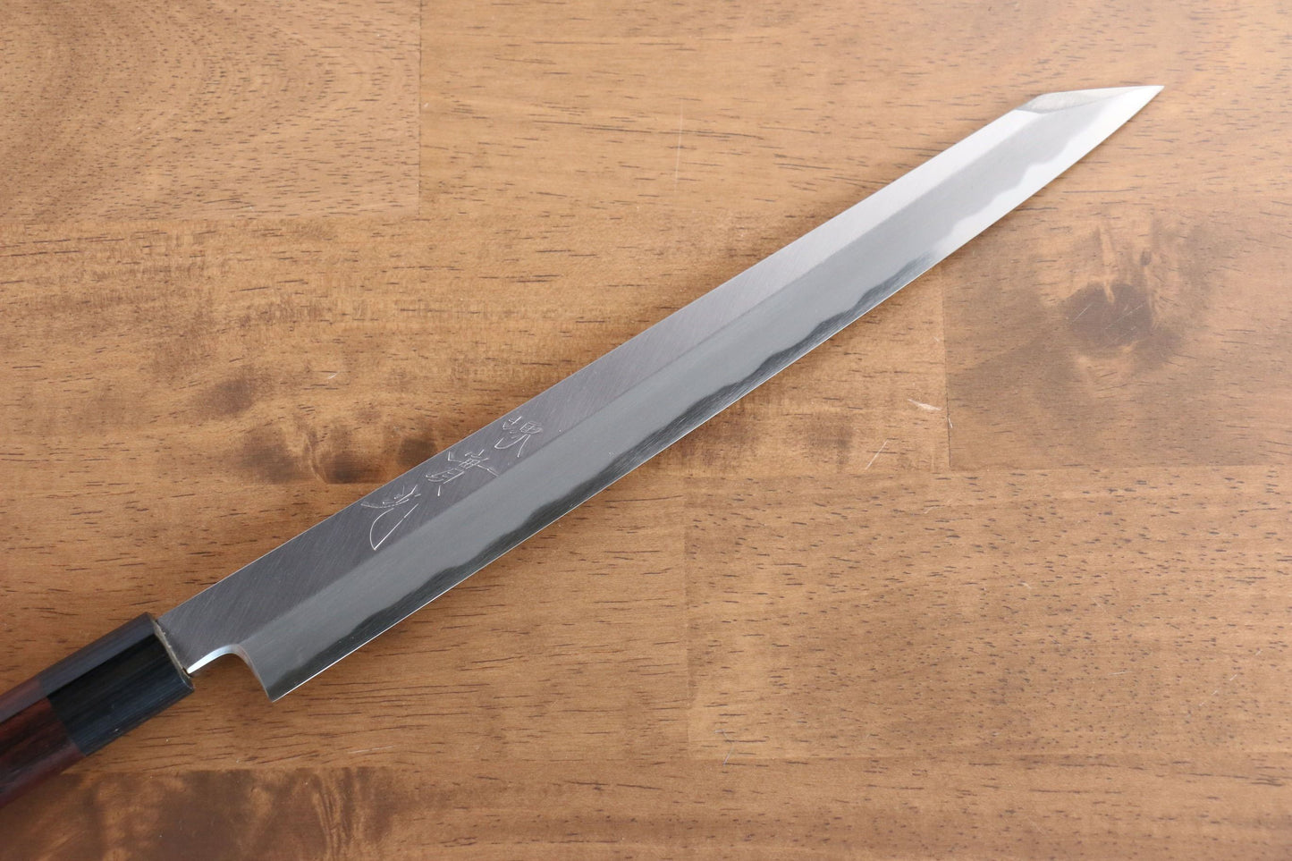 Jikko White Steel No.2 Kiritsuke Yanagiba Japanese Knife 270mm Shitan Handle - Japanny - Best Japanese Knife