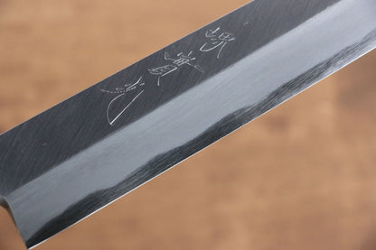 Jikko White Steel No.2 Kiritsuke Yanagiba Japanese Knife 330mm Shitan Handle - Japanny - Best Japanese Knife