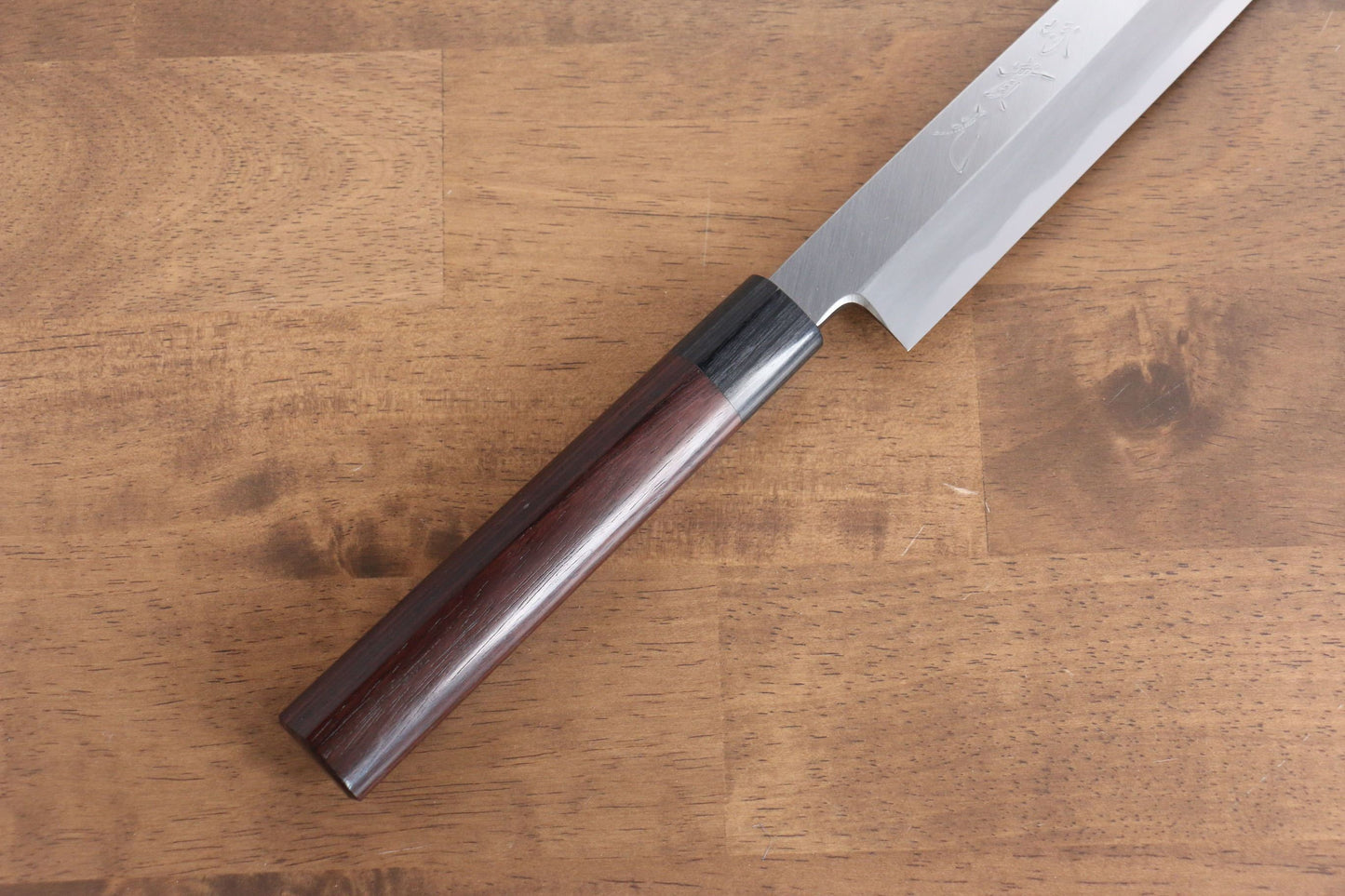 Jikko White Steel No.2 Kiritsuke Yanagiba Japanese Knife 330mm Shitan Handle - Japanny - Best Japanese Knife