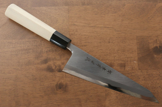 Sakai Takayuki Tokujyo White Steel No.2 Honesuki Boning Japanese Knife 180mm Magnolia Handle - Japanny - Best Japanese Knife