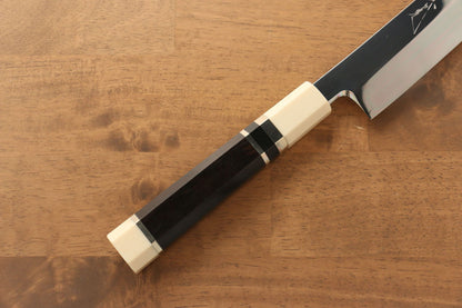 Jikko Silver Steel No.3 Sakimaru Yanagiba Japanese Knife 360mm Ebony with Ring Handle - Japanny - Best Japanese Knife