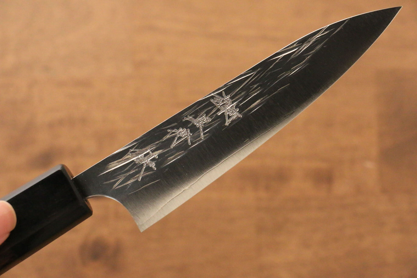 Yu Kurosaki Juhyo R2/SG2 Hammered Petty-Utility Japanese Knife 120mm Shitan Handle - Japanny - Best Japanese Knife