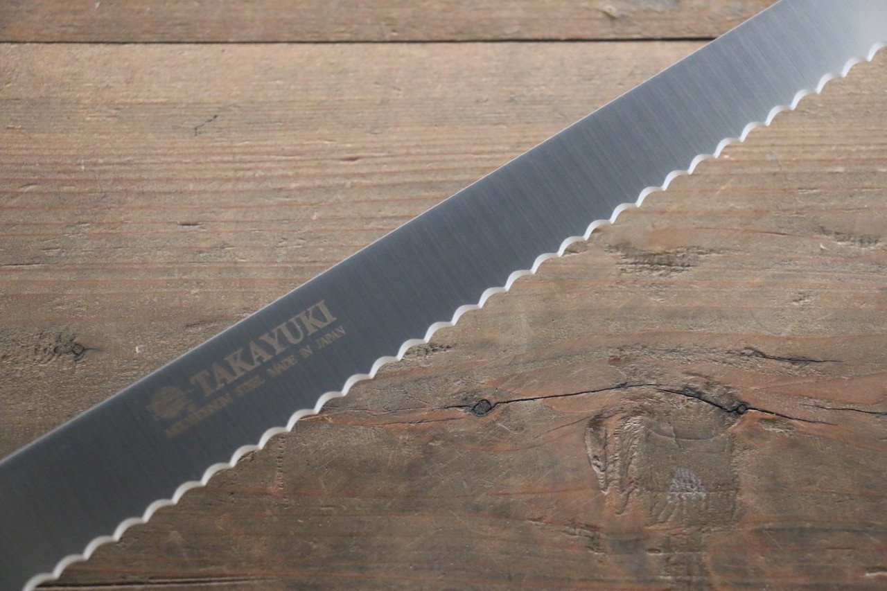 Sakai Takayuki Swedish Steel Bread Knife Japanese Chef Knife 300mm - Japanny - Best Japanese Knife