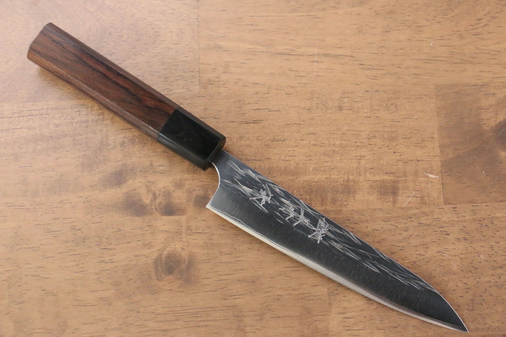 Yu Kurosaki Juhyo R2/SG2 Hammered Petty-Utility Japanese Knife 150mm Shitan Handle - Japanny - Best Japanese Knife