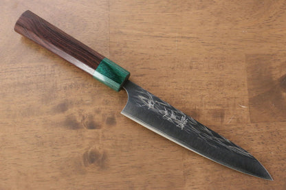 Yu Kurosaki Juhyo R2/SG2 Hammered Petty-Utility Japanese Knife 150mm Shitan Handle - Japanny - Best Japanese Knife